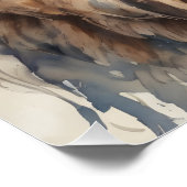 Lion no 7 Glanzend Poster (Hoek)