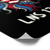 Lion Not Sheep 1776 USA Flag Independence Poster (Hoek)