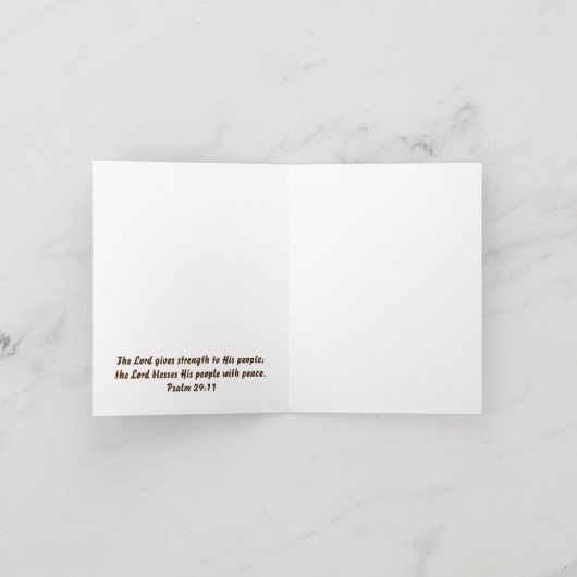 Lion Note Card Kaart (Binnen)