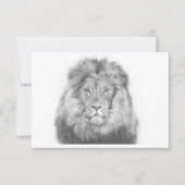 Lion Note Card Notitiekaartje (Voorkant)