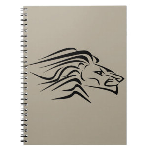 Lion Notitieboek - Aangepaste kleuren - Tekst