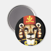 Lion Nutkraker Magnet (Voorkant / Achterkant)