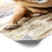 Lion Ocean Photo Paint Poster (Hoek)