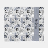 Lion Oerwoud King Fleece Blanket (Voorkant (Horizontaal))