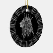 Lion - Oerwoud King Keramisch Ornament (Rechts)