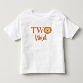 Lion Oerwoud Safari Dier Twee Wilde Tweede Dag Kinder Shirts (Voorkant)