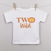 Lion Oerwoud Safari Dier Twee Wilde Tweede Dag Kinder Shirts