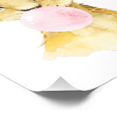 Lion, Oerwoud Safari, Roze bruin, Meissery Foto Afdruk (Hoek)