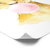 Lion, Oerwoud Safari, Roze bruin, Meissery Poster (Hoek)