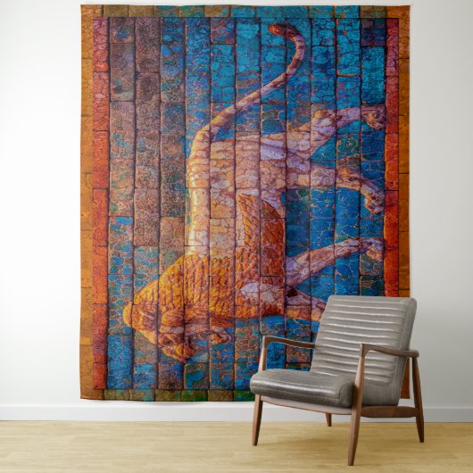 Lion of Babylon, Mesopotamia  Wandkleed (In situ)
