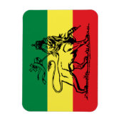 Lion of Juda - Rastafara Rastafari - Reggae Magnet Magneet (Verticaal)