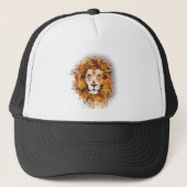Lion of Judah - African Art - Reggae Roots Shirt Trucker Pet (Voorkant)