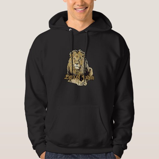 Lion of Judah - Big Lion Hooded - Hoodie (Voorkant)