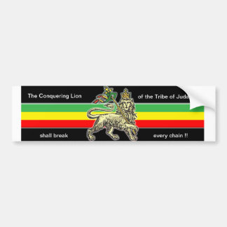 Lion of Judah Bumpersticker
