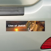 Lion of Judah Collectie Bumpersticker (Op auto)