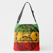 Lion of Judah Cross Body Canvas tas (Achterkant)
