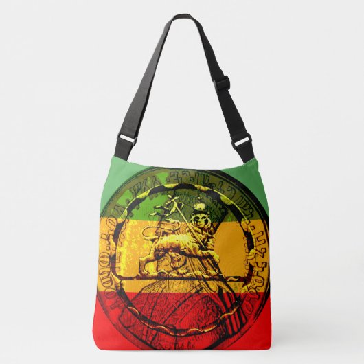 Lion of Judah Cross Body Canvas tas (Voorkant)
