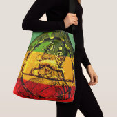 Lion of Judah Cross Body Canvas tas (Dichtbij)