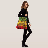 Lion of Judah Cross Body Canvas tas (Op model)