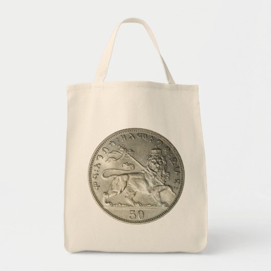 Lion of Judah Empire of Ethiopia Rastafari Bag Tote Bag (Voorkant)