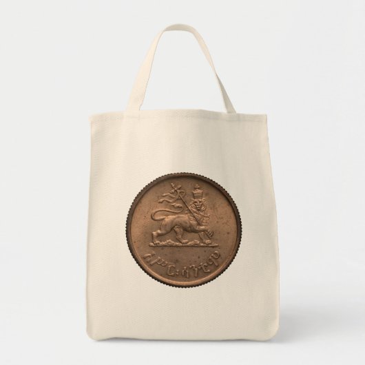 Lion of Judah Empire of Ethiopia Rastafari Bag Tote Bag (Voorkant)