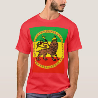 Lion of Judah Ethiopia Imperial Flag T-shirt