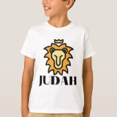 Lion of Judah Faith Based Boy's T-shirt (Voorkant)