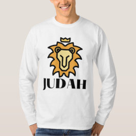 Lion of Judah Faith gebaseerde Mannen lange mouw T-shirt