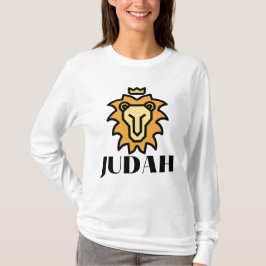 Lion of Judah Faith gebaseerde vrouw T-shirt