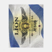 Lion of Judah Fleece Deken (Voorkant)