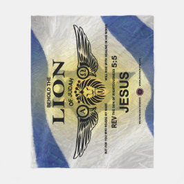 Lion of Judah Fleece Deken