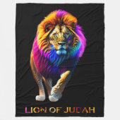 Lion of Judah Fleece Deken (Voorkant)