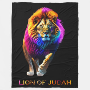 Lion of Judah Fleece Deken