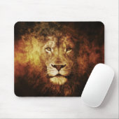 Lion of Judah - Haile Selassie Rastafari Mouse Pad Muismat (Met muis)