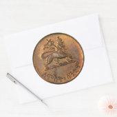 Lion of Judah - Haile Selassie - Rastafari Sticker (Envelop)