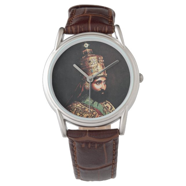 Lion of Judah - Haile Selassie - Rastafari Watch A Horloge (Voorkant)
