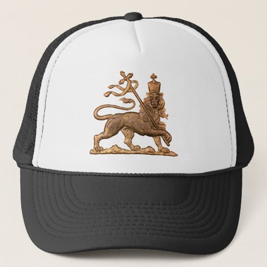Lion of Judah - Haile Selassie - Trucker Cap (Voorkant)