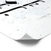 LION OF JUDAH, Hebreeuwse kalligrafie Poster (Hoek)