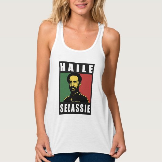 Lion of Judah - Jah Army Haile Selassie - Tank Top (Voorkant)