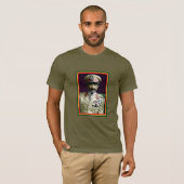 Lion of Judah Jah Army INI Haile Selassie Rasta T-shirt (Voorkant volledig)