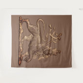 Lion of Judah Jah Army INI Haile Selassie Rasta Wandkleed (Voorkant (horizontaal))