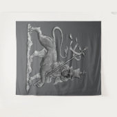 Lion of Judah Jah Army INI Haile Selassie Rasta Wandkleed (Voorkant (horizontaal))