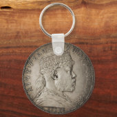 Lion of Judah Jah Army Menelik II Rasta Roots Sleutelhanger (Voorkant)