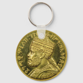 Lion of Judah Jah Army Menelik II Rasta Roots Sleutelhanger