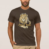 Lion of Judah Jah Army Rasta Reggae Roots Shirt (Voorkant)