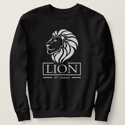 Lion of Judah Jah Rastafari Emperor Rasta Sweater (Design voorkant)