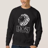 Lion of Judah Jah Rastafari Emperor Rasta Sweater (Voorkant)