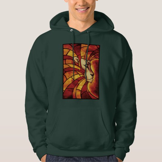 Lion of Judah - Jah Rastafari Rasta Queen Hoodie (Voorkant)