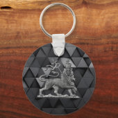 Lion of Judah Jah Rastafari Rasta Reggae Roots INI Sleutelhanger (Achterkant)