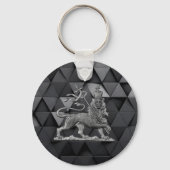 Lion of Judah Jah Rastafari Rasta Reggae Roots INI Sleutelhanger (Achterkant)